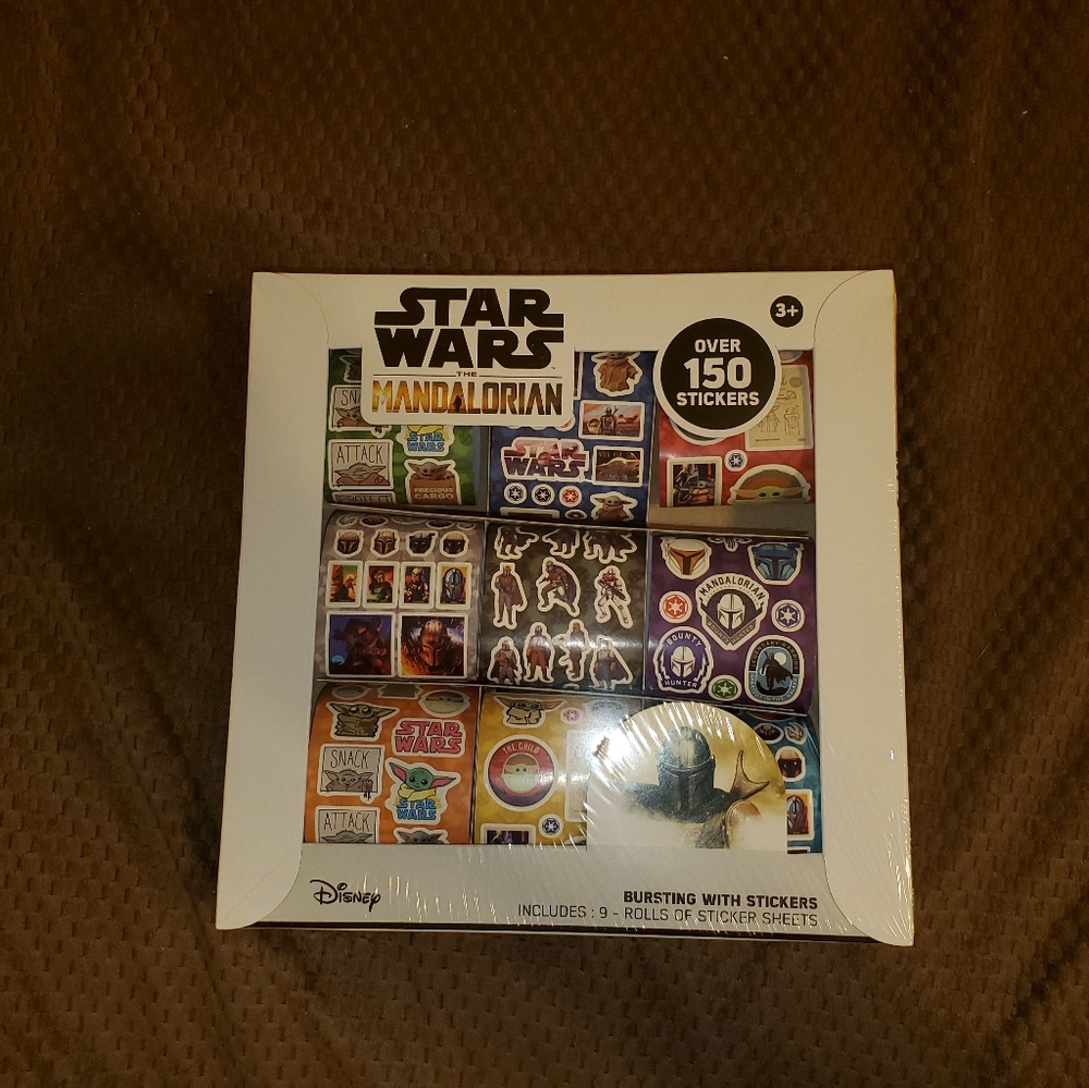 Lots of Baby Yoda Stickers!